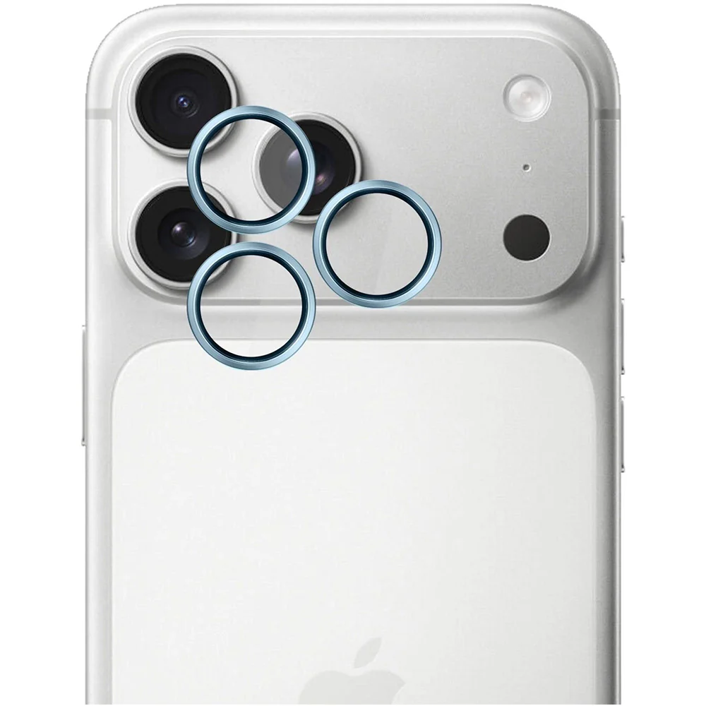 Objektivschutz für iPhone 17 Pro Max / 17 Pro, 3mk HARDY Lens Protection Pro, 1 Set, Blau - Image 4
