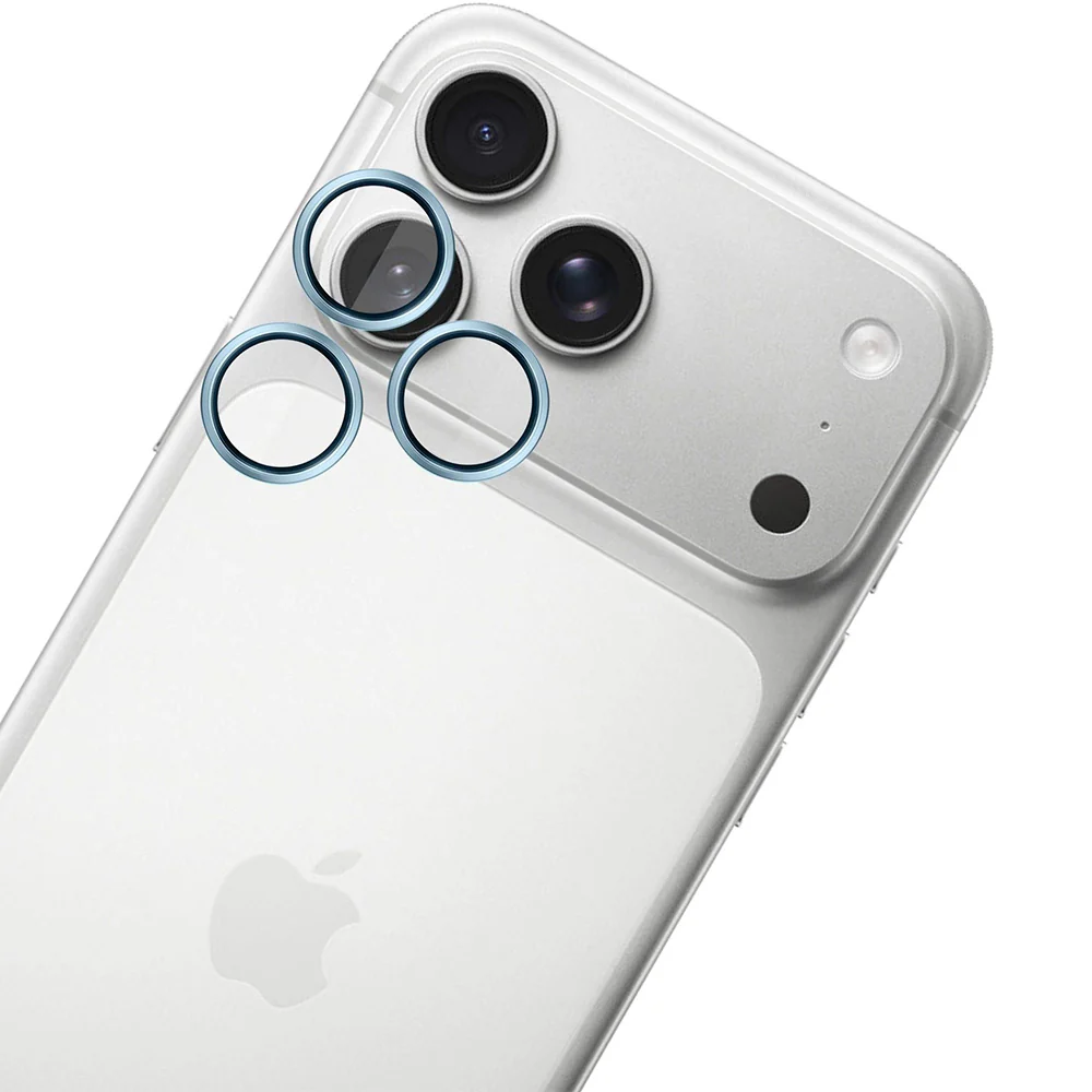 Objektivschutz für iPhone 17 Pro Max / 17 Pro, 3mk HARDY Lens Protection Pro, 1 Set, Blau - Image 6