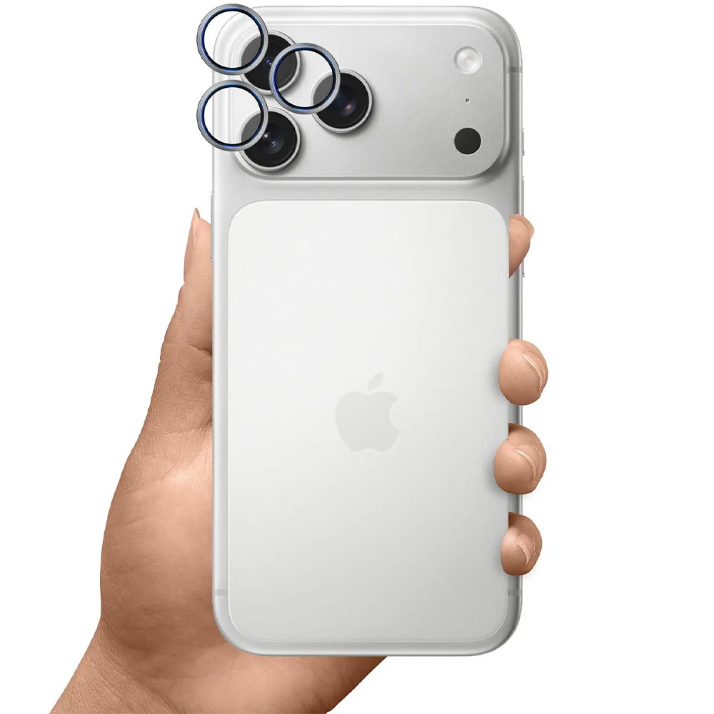 Objektivschutz für iPhone 17 Pro Max / 17 Pro, 3mk HARDY Lens Protection Pro, 1 Set, Grau - Image 3