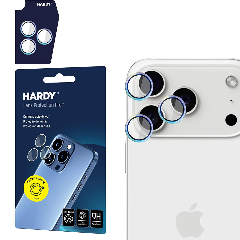 Objektivschutz für iPhone 17 Pro Max / 17 Pro, 3mk HARDY Lens Protection Pro, 1 Set, Bunt - Image 10