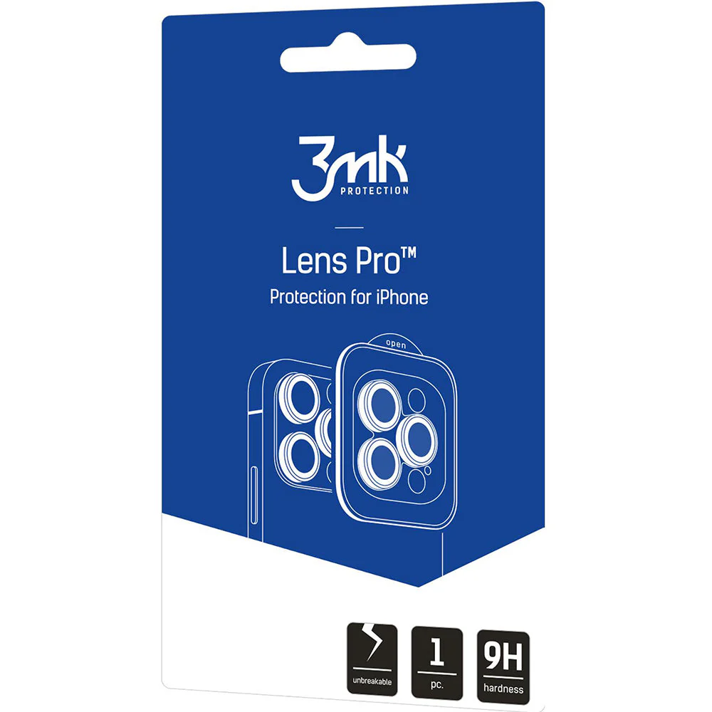 Objektivschutz für iPhone 17 Pro Max / 17 Pro, 3mk Lens Protection Pro, Bunt - Image 2