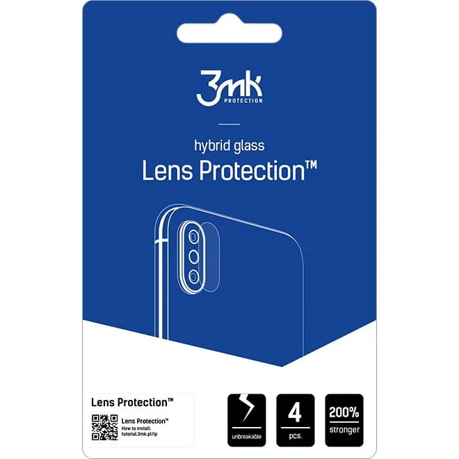 Objektivschutz für Motorola Moto G75, 3mk Lens Protection, 4 Sätze - Image 2