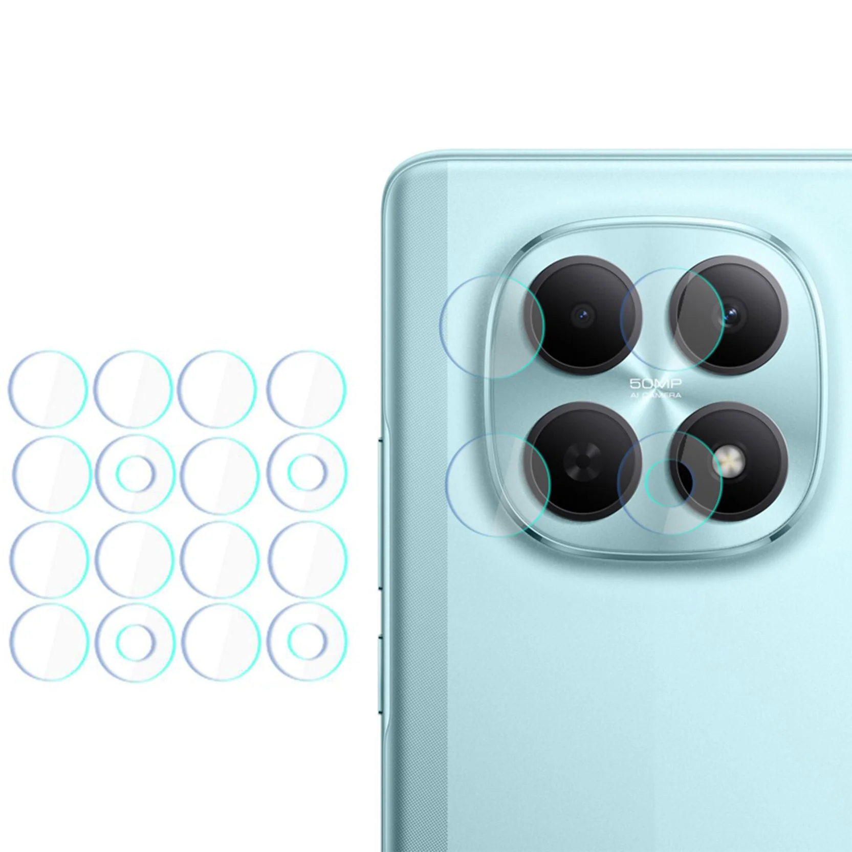 Objektivschutz für Poco M8 5G, 3mk Lens Protection, 4 Sätze - Image 2