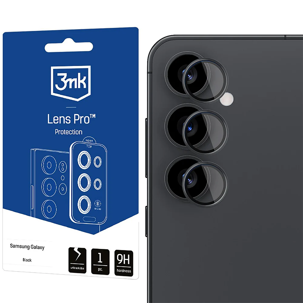 Objektivschutz für Samsung Galaxy S25 Plus, 3mk Lens Protection Pro, Schwarz - Image 2
