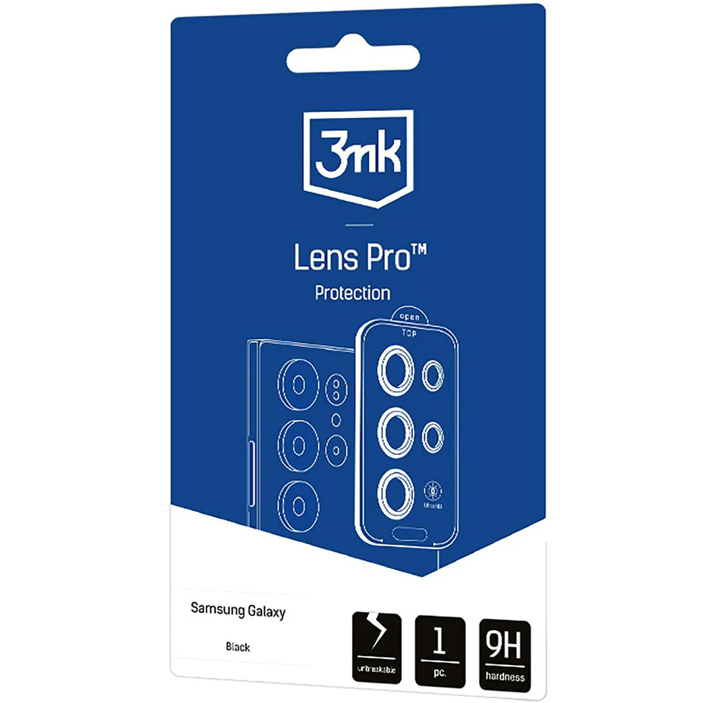 Objektivschutz für Samsung Galaxy S25 Plus, 3mk Lens Protection Pro, Schwarz - Image 5