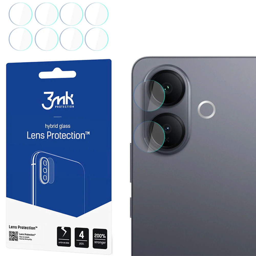 Objektivschutz für Vivo V60 Lite 5G, 3mk Lens Protection, 4 Sätze - Image 2