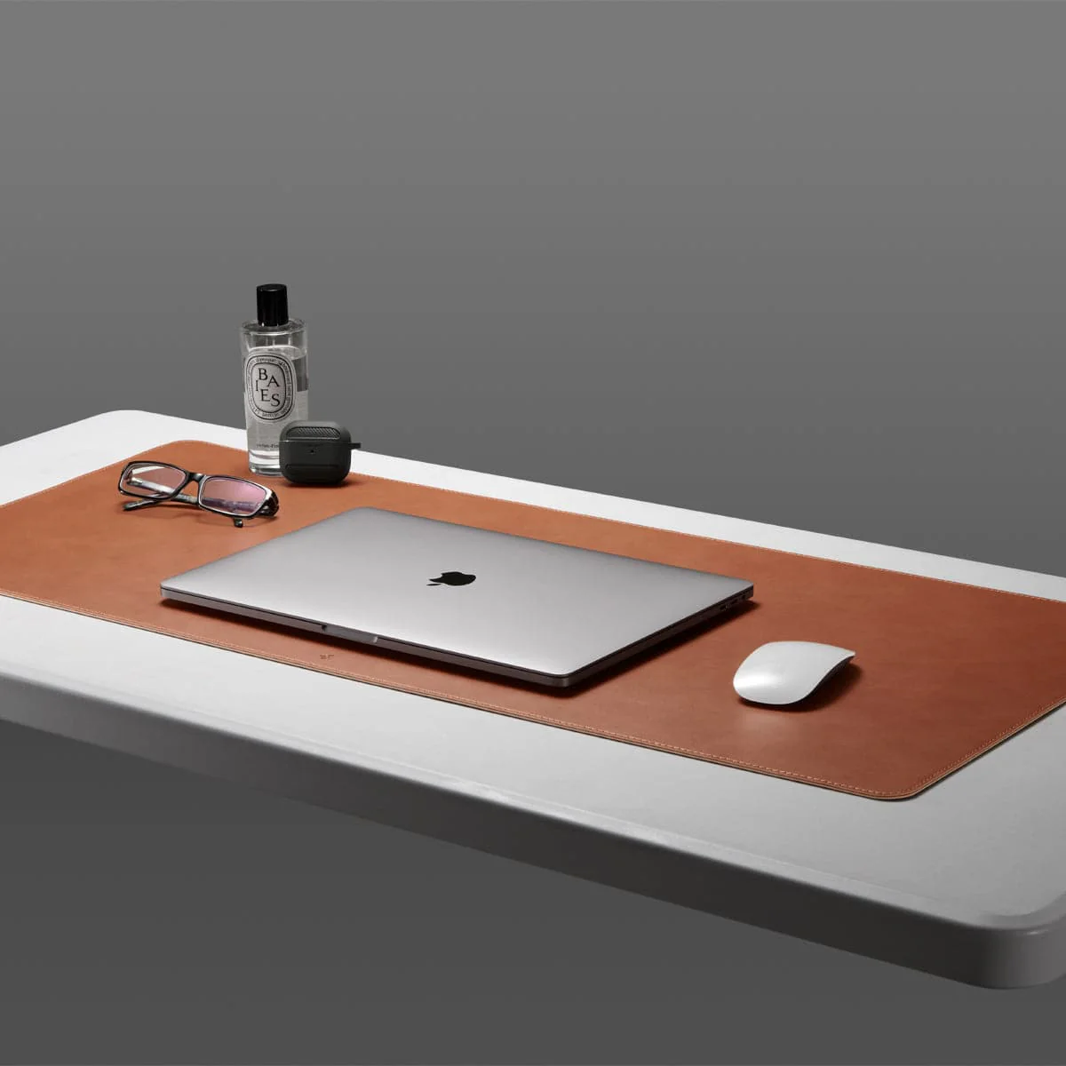 Öko-Leder-Schreibtisch/Mausunterlage, Spigen LD302, Braun - Image 6