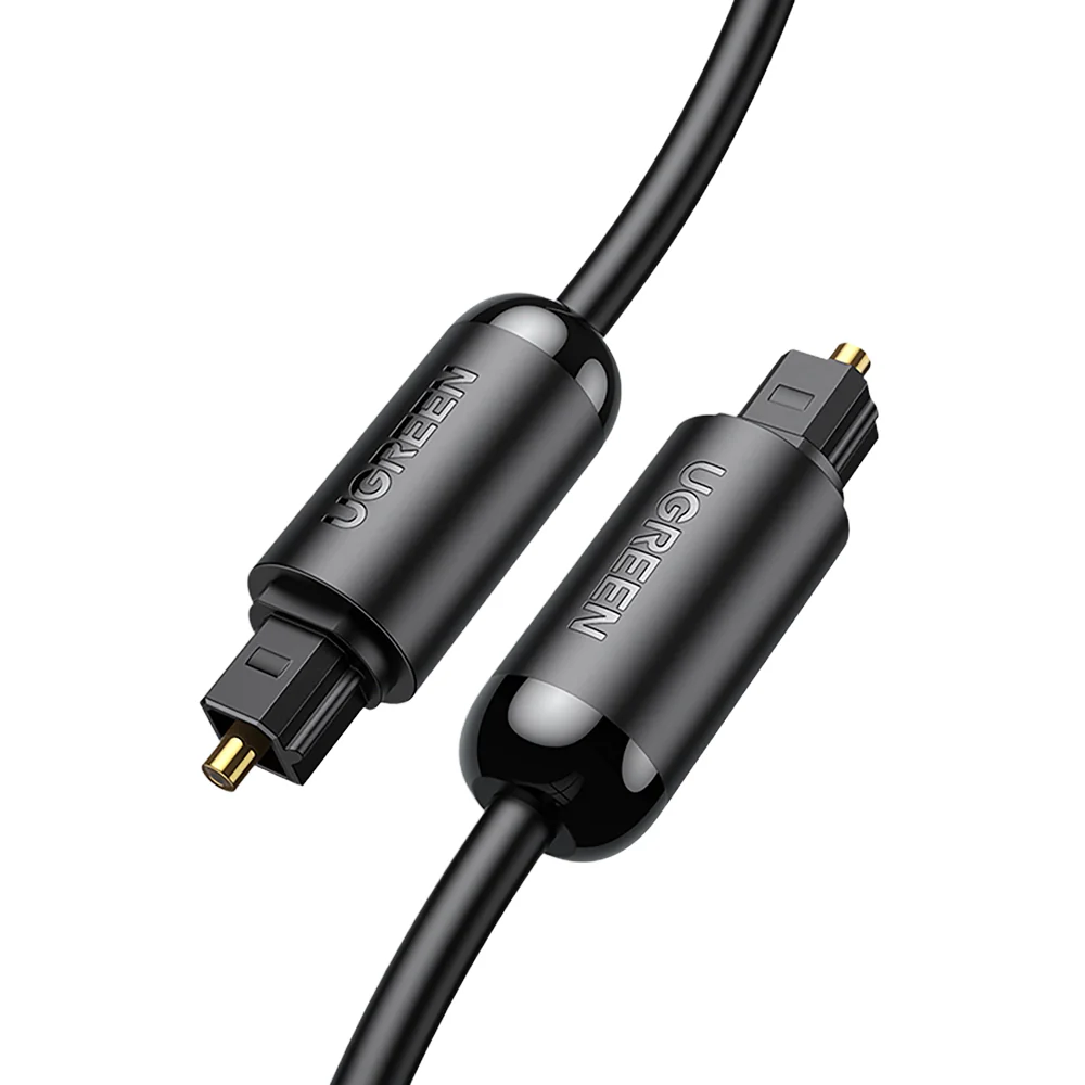 Optisches Kabel zu Toslink SPDIF, Ugreen AV122, 2 m, Schwarz