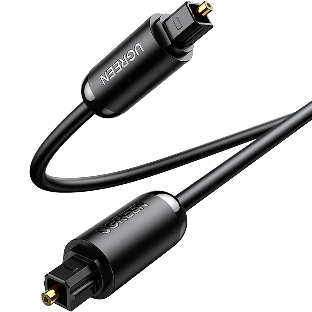 Optisches Kabel zu Toslink SPDIF, Ugreen AV122, 2 m, Schwarz - Image 3