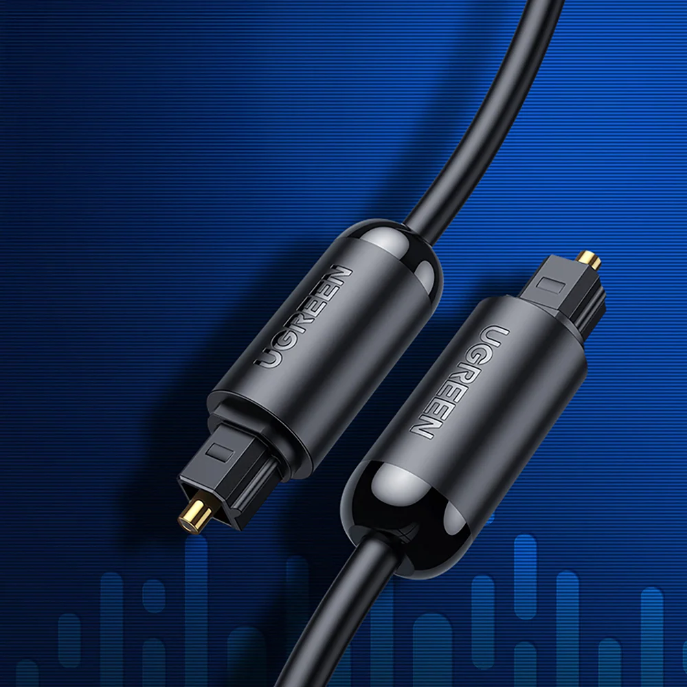 Optisches Kabel zu Toslink SPDIF, Ugreen AV122, 2 m, Schwarz - Image 5