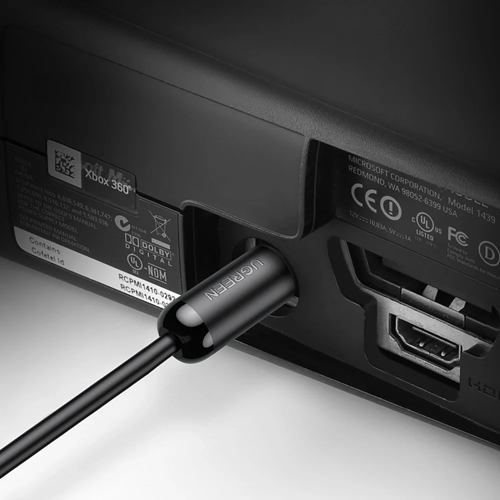 Optisches Kabel zu Toslink SPDIF, Ugreen AV122, 2 m, Schwarz - Image 6