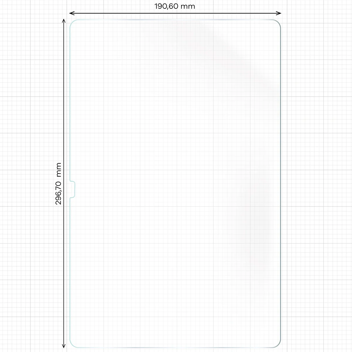 Papierimitationsfolie für Galaxy Tab S10 FE Plus Bizon Film Tab Papirus Duo, 2 Stück - Image 2