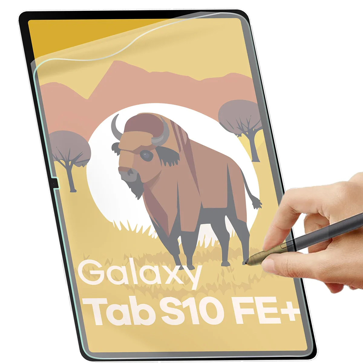 Papierimitationsfolie für Galaxy Tab S10 FE Plus Bizon Film Tab Papirus Duo, 2 Stück - Image 5