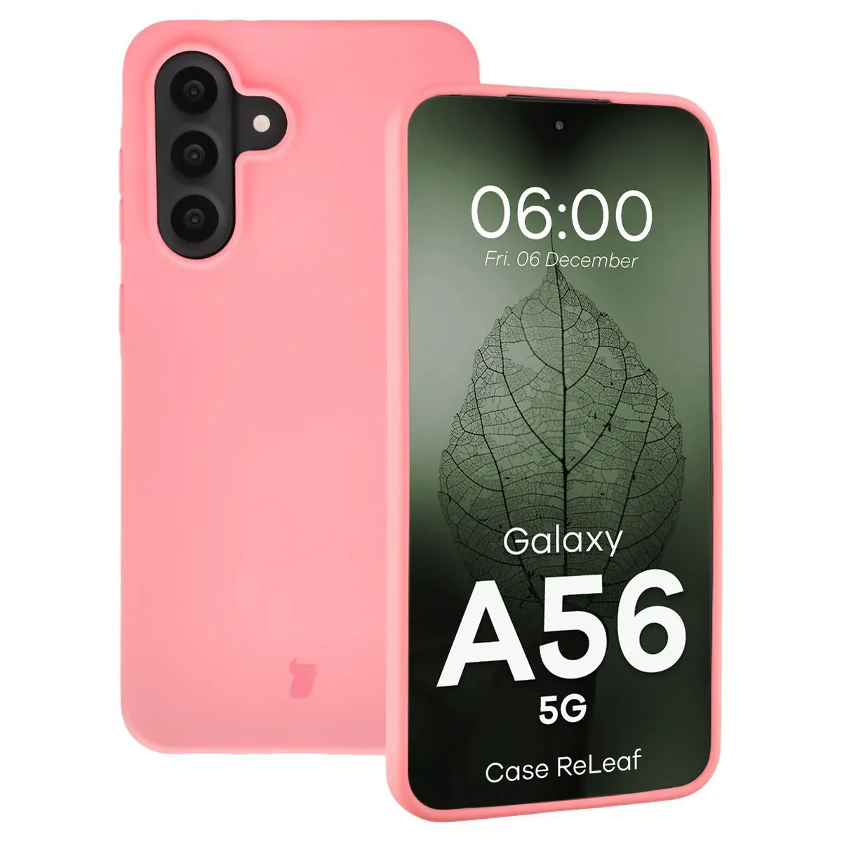 Recycelte Handyhülle Bizon ReLeaf für Galaxy A56 5G, Rosa