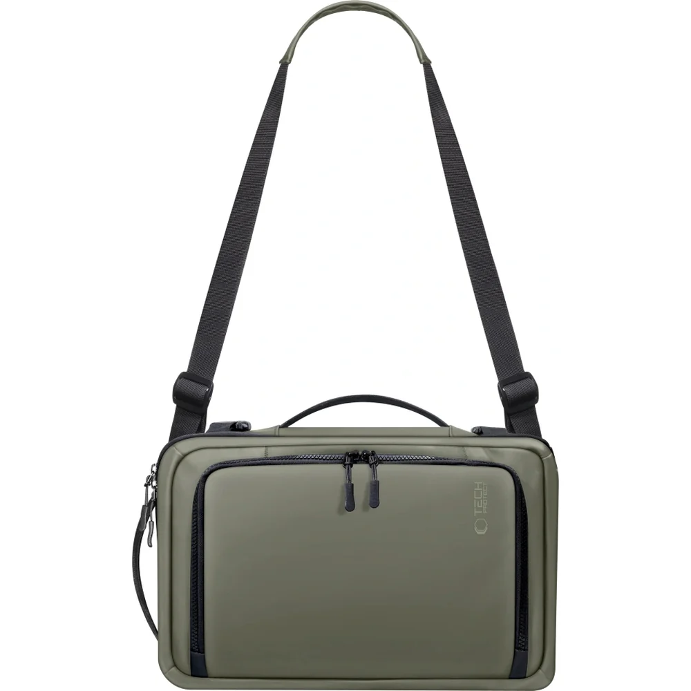 Reiserucksack mit Platz für einen Laptop, 20l, Tech-Protect Defender S50, Grün - Image 4
