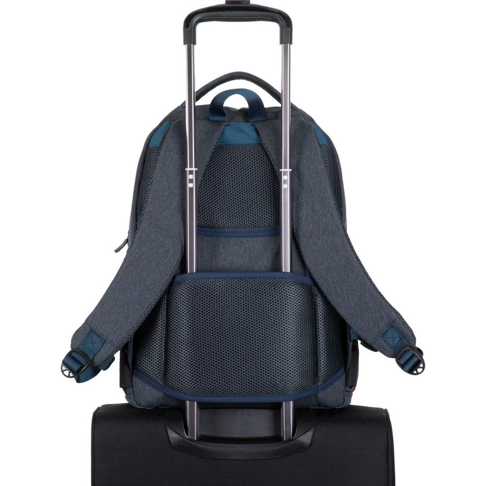 Rivacase Galapagos 7761 wasserdichter 15,6" Laptop-Rucksack, Grau - Image 11
