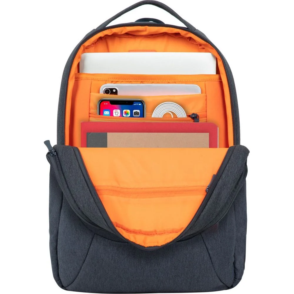 Rivacase Galapagos 7761 wasserdichter 15,6" Laptop-Rucksack, Grau - Image 18
