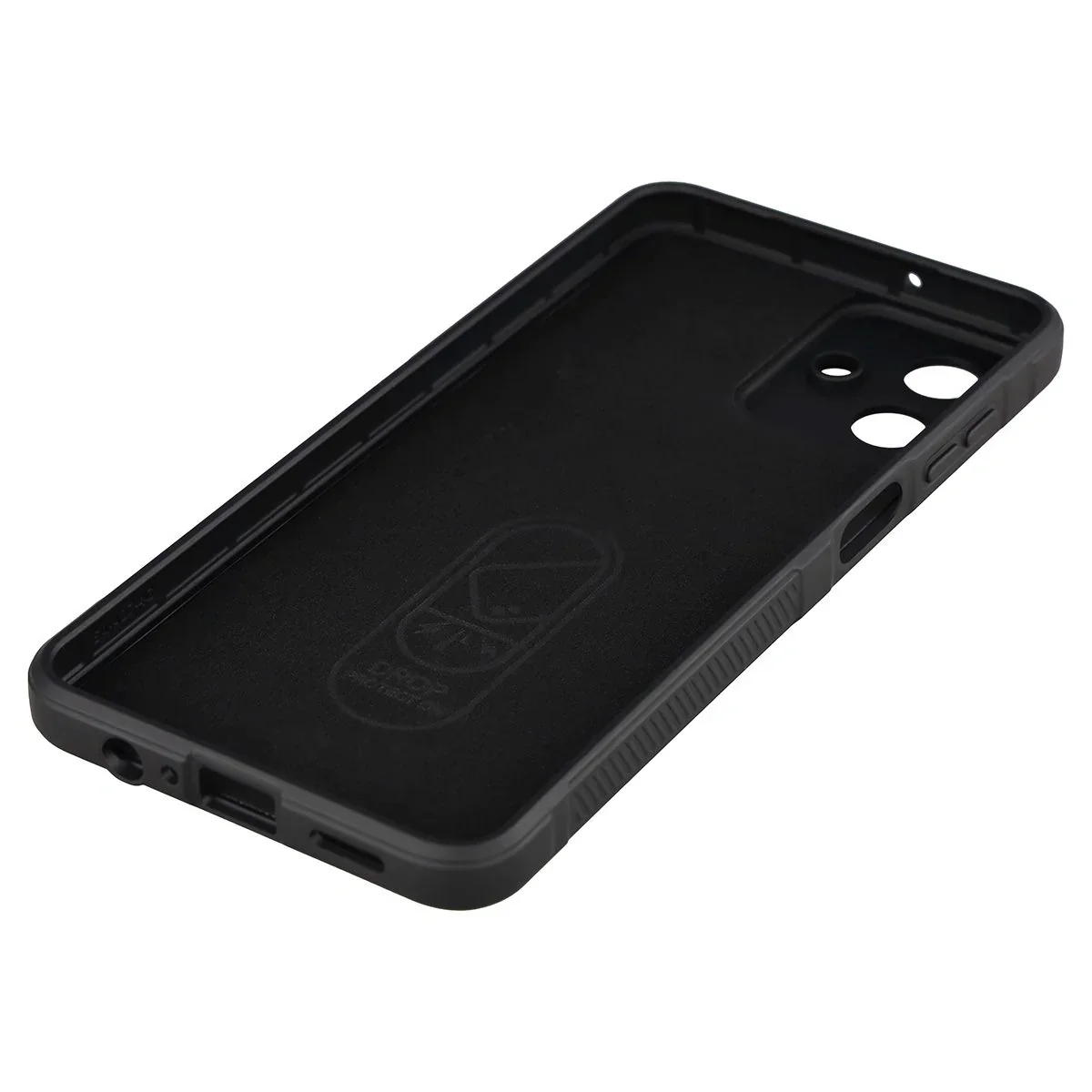 Robuste Handyhülle für Galaxy A07 4G, Bizon Case Tur, Schwarz - Image 3