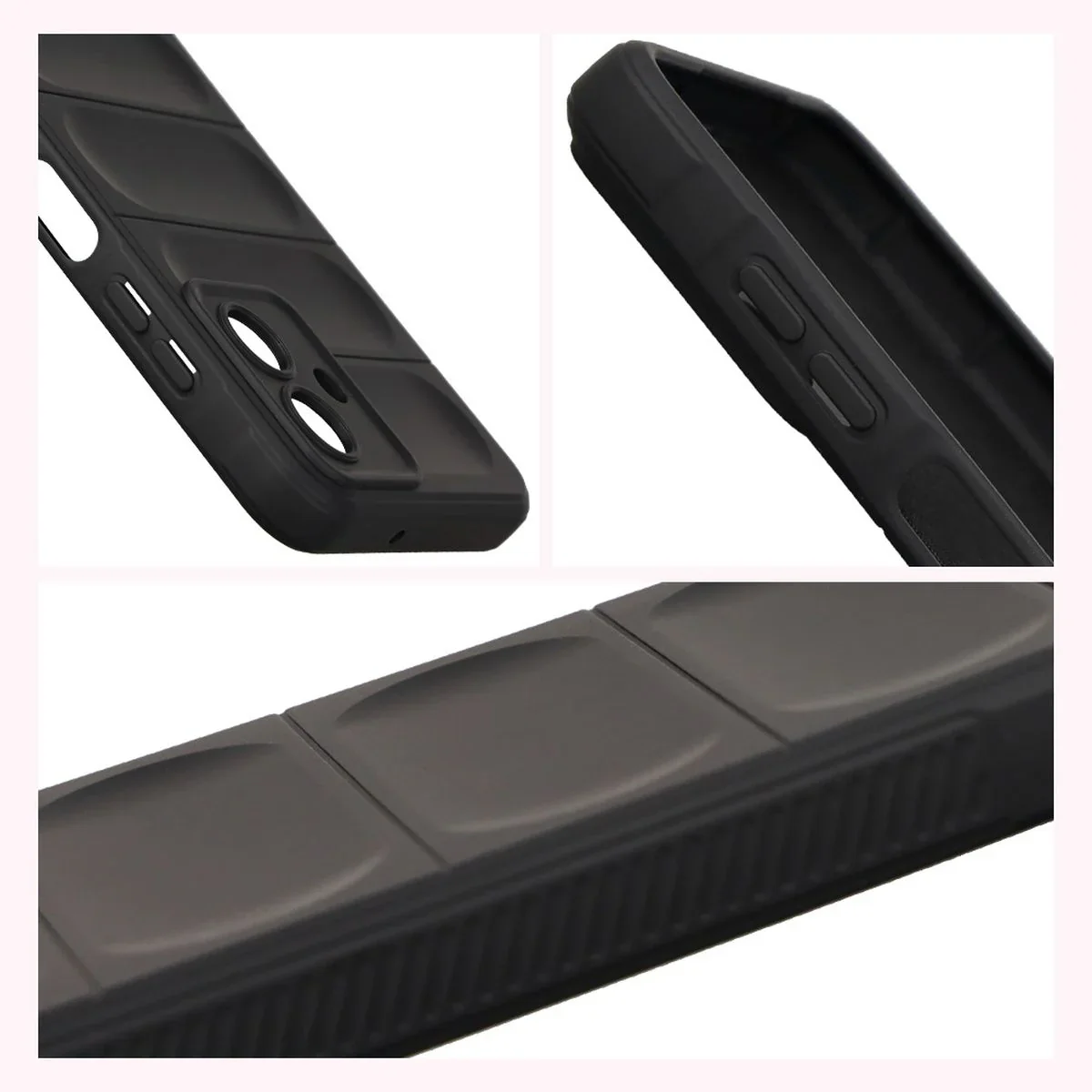 Robuste Handyhülle für Galaxy A07 4G, Bizon Case Tur, Schwarz - Image 7