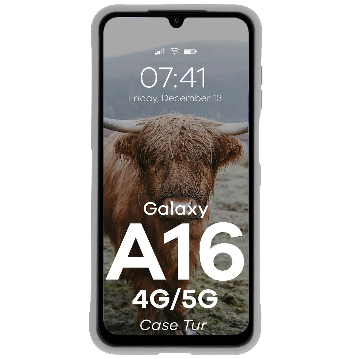 Robuste Handyhülle für Galaxy A16 4G/5G, Bizon Case Tur, Hellgrau - Image 5