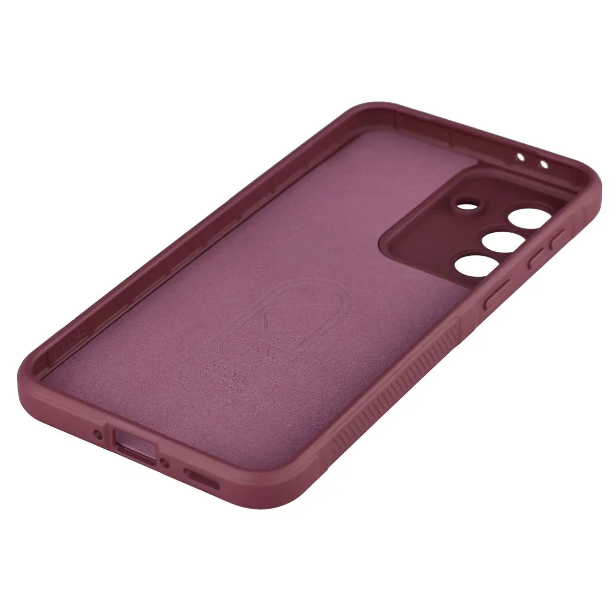 Robuste Handyhülle für Galaxy A37 5G, Bizon Case Tur, Burgunderrot - Image 3
