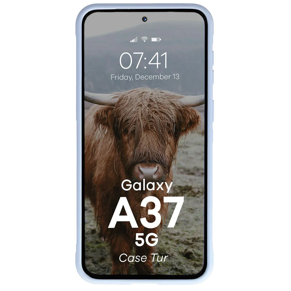 Robuste Handyhülle für Galaxy A37 5G, Bizon Case Tur, Hellblau - Image 5