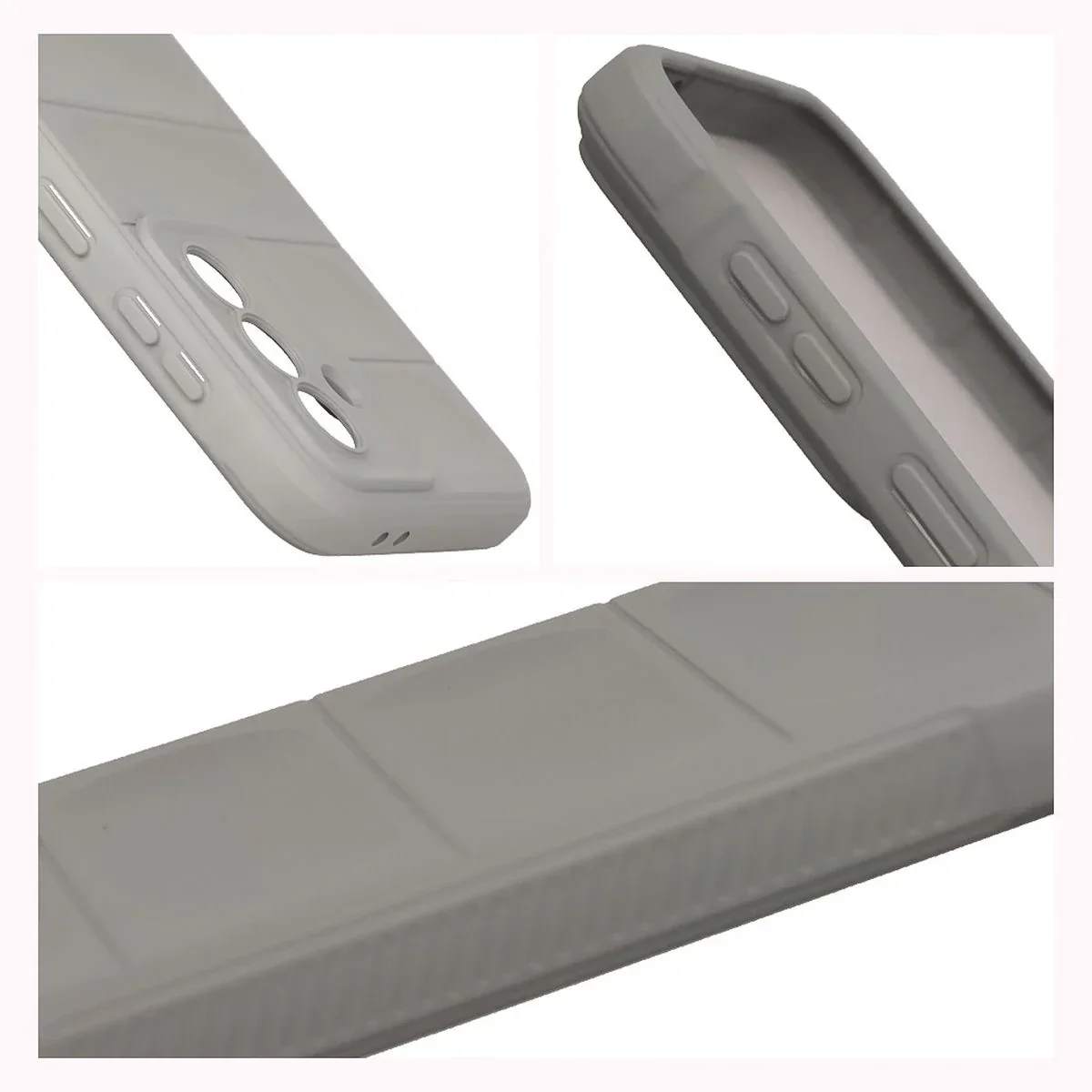 Robuste Handyhülle für Galaxy A37 5G, Bizon Case Tur, Hellgrau - Image 7