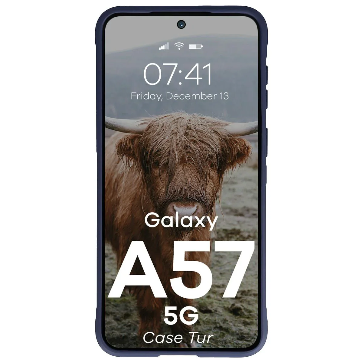 Robuste Handyhülle für Galaxy A57 5G, Bizon Case Tur, Dunkelblau - Image 5