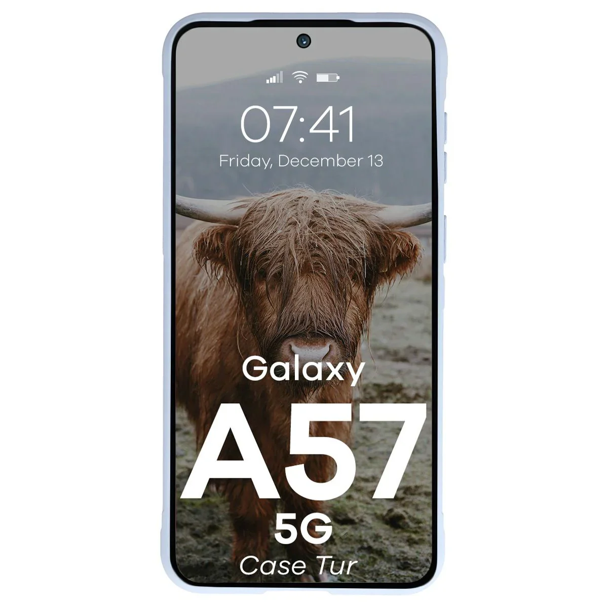 Robuste Handyhülle für Galaxy A57 5G, Bizon Case Tur, Hellblau - Image 5