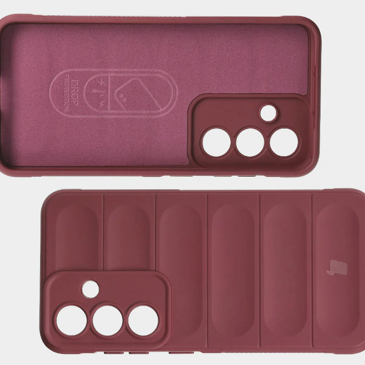 Robuste Handyhülle für Galaxy S25, Bizon Case Tur, Burgunderrot - Image 6