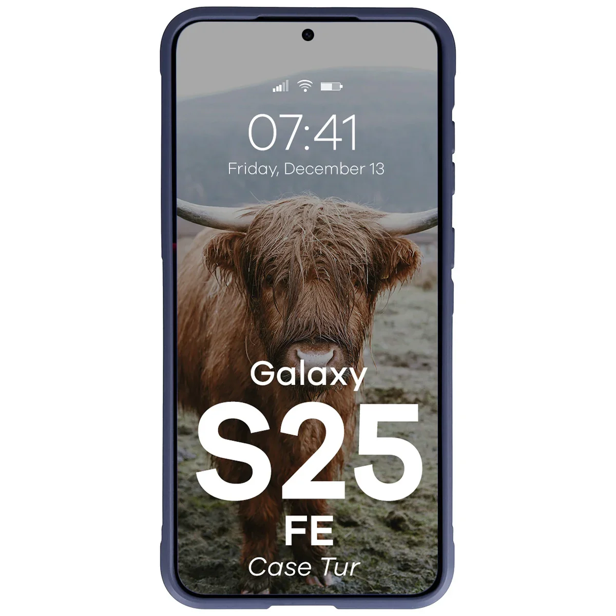 Robuste Handyhülle für Galaxy S25 FE, Bizon Case Tur, Dunkelblau - Image 5