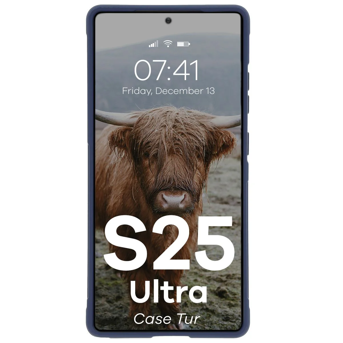 Robuste Handyhülle für Galaxy S25 Ultra, Bizon Case Tur, Dunkelblau - Image 5