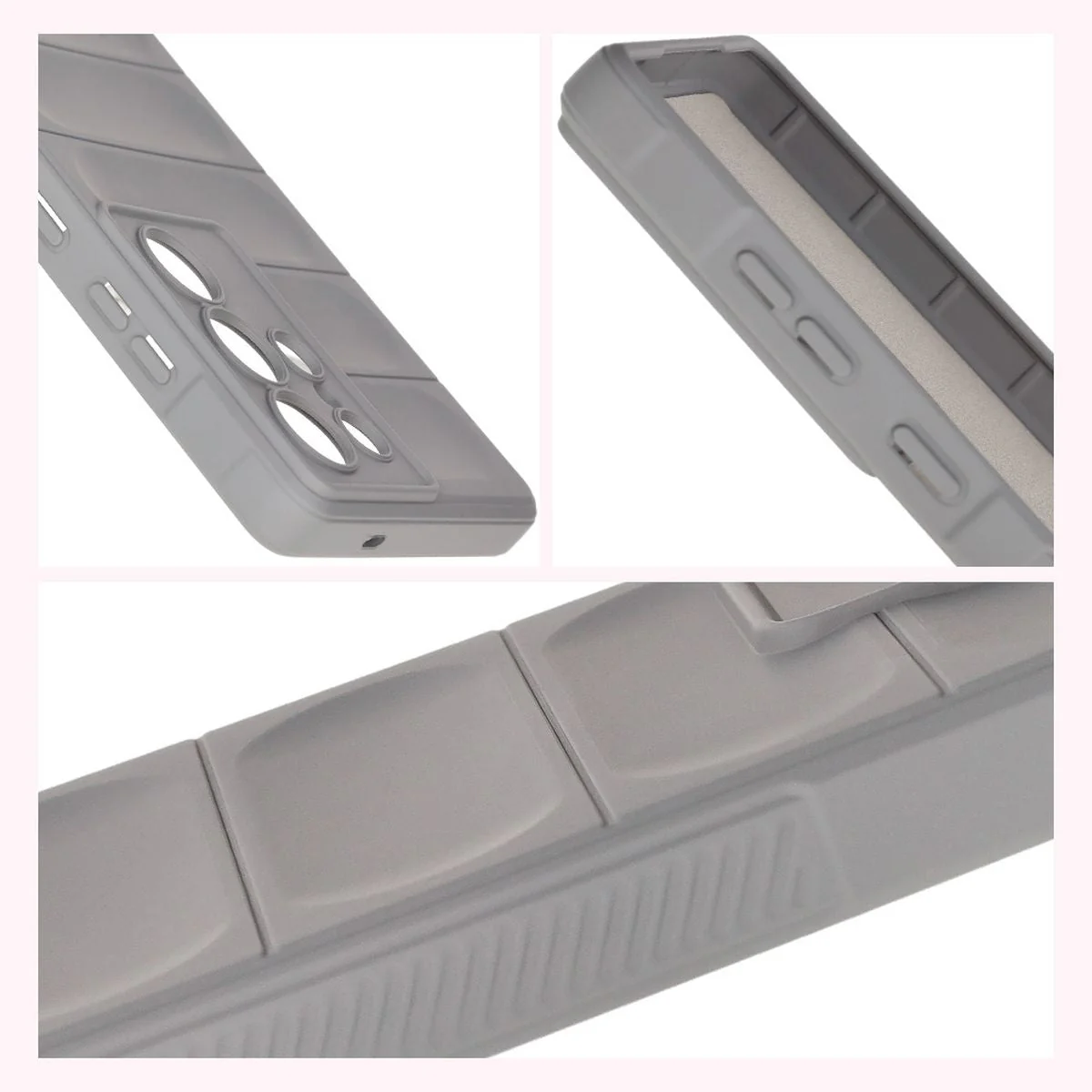 Robuste Handyhülle für Galaxy S25 Ultra, Bizon Case Tur, Hellgrau - Image 7
