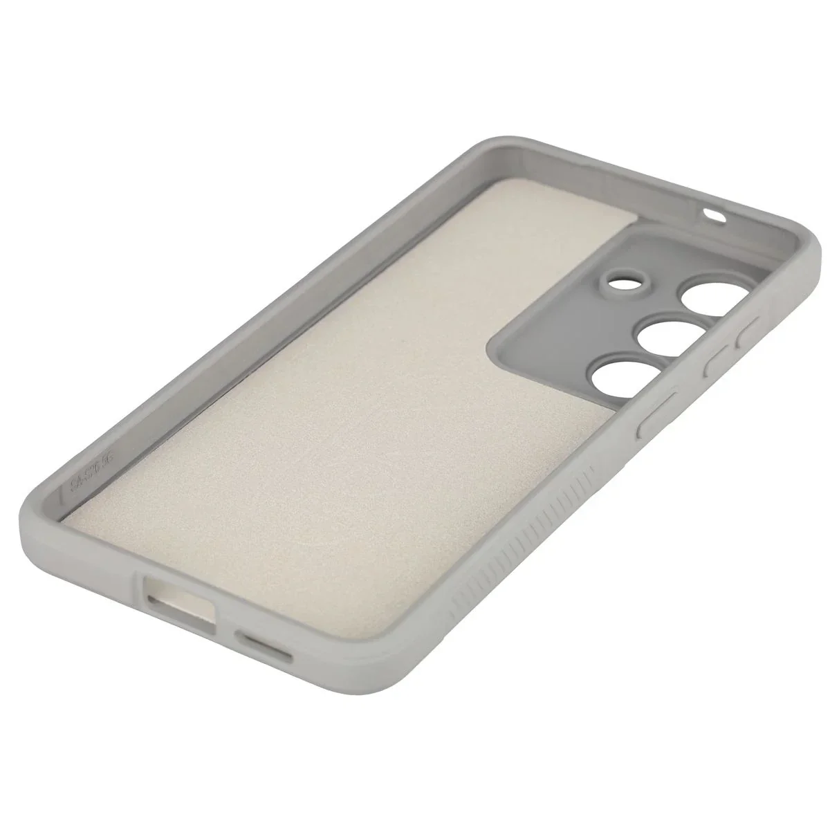 Robuste Handyhülle für Galaxy S26, Bizon Case Tur, Hellgrau - Image 3