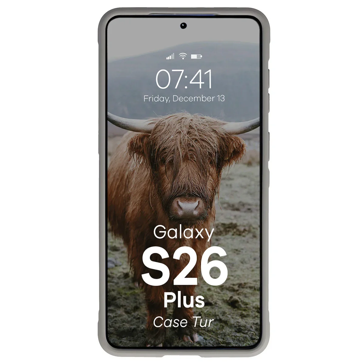 Robuste Handyhülle für Galaxy S26 Plus, Bizon Case Tur, Hellgrau - Image 5