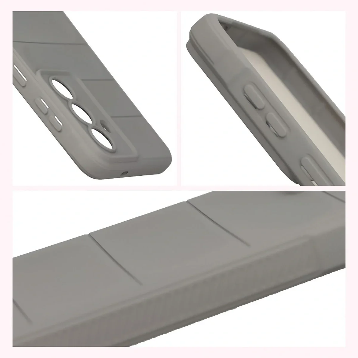 Robuste Handyhülle für Galaxy S26 Plus, Bizon Case Tur, Hellgrau - Image 7