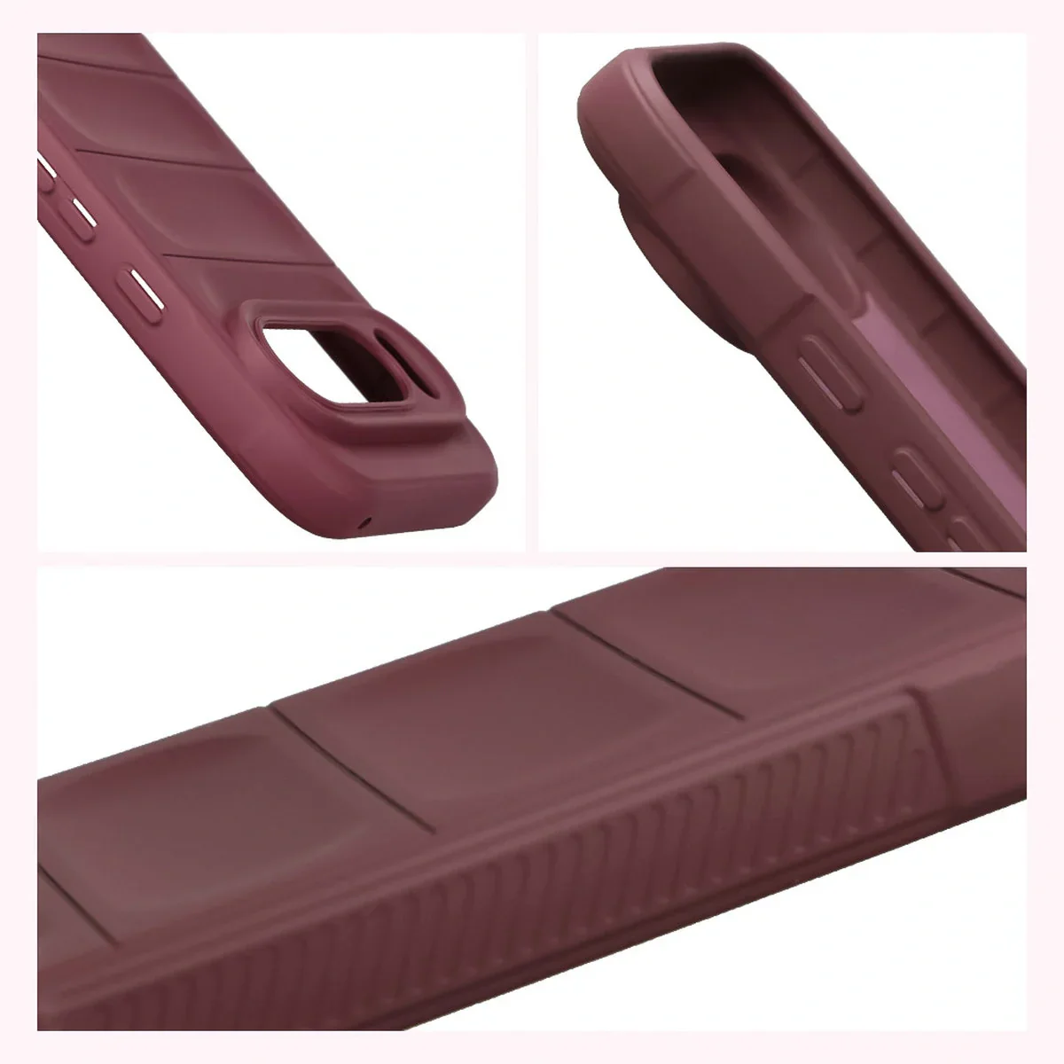Robuste Handyhülle für Google Pixel 10 / 10 Pro, Bizon Case Tur, Burgunderrot - Image 7