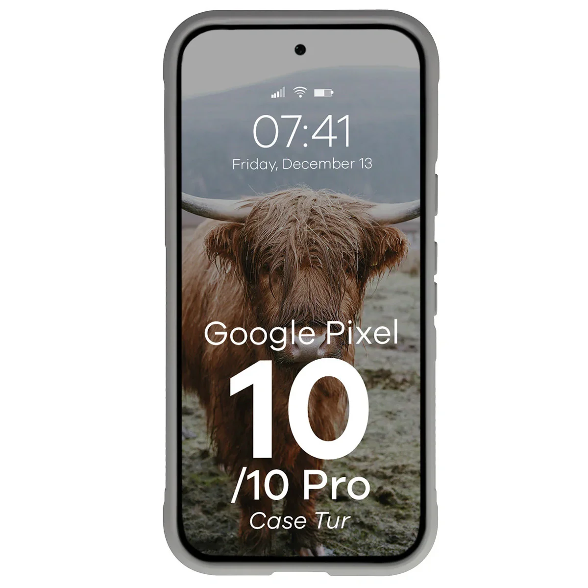 Robuste Handyhülle für Google Pixel 10 / 10 Pro, Bizon Case Tur, Hellgrau - Image 5