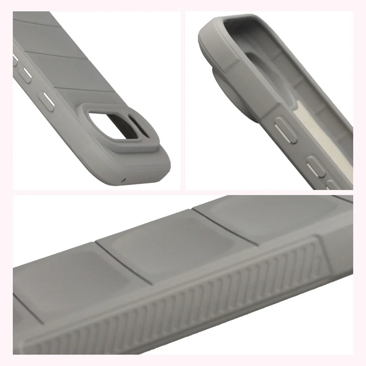 Robuste Handyhülle für Google Pixel 10 / 10 Pro, Bizon Case Tur, Hellgrau - Image 7