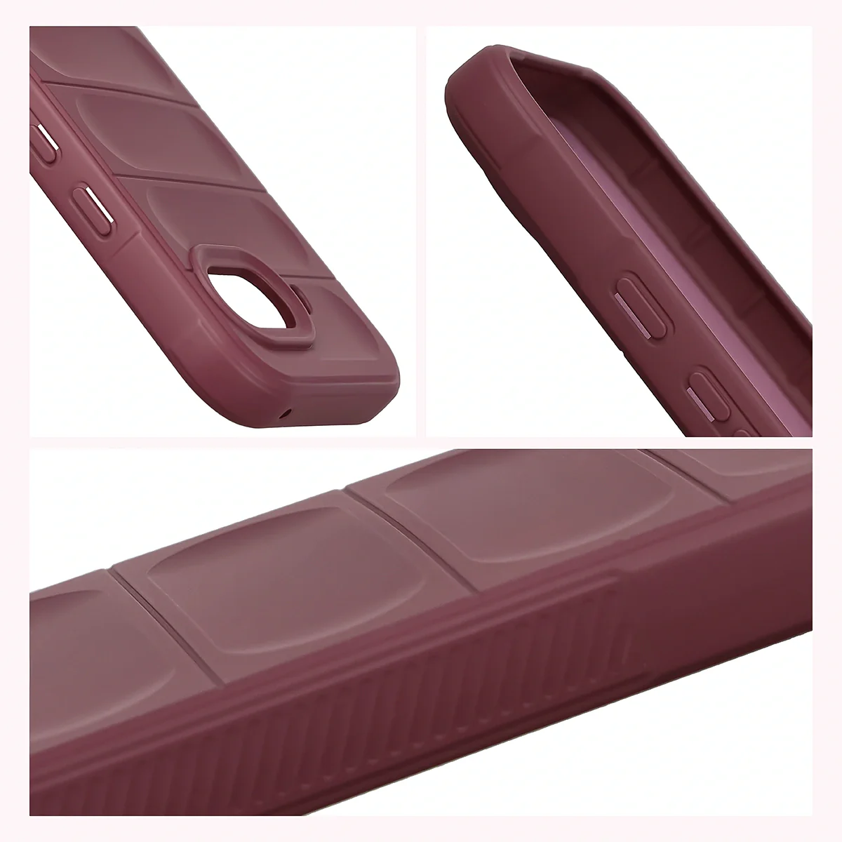 Robuste Handyhülle für Google Pixel 10a, Bizon Case Tur, Burgunderrot - Image 7