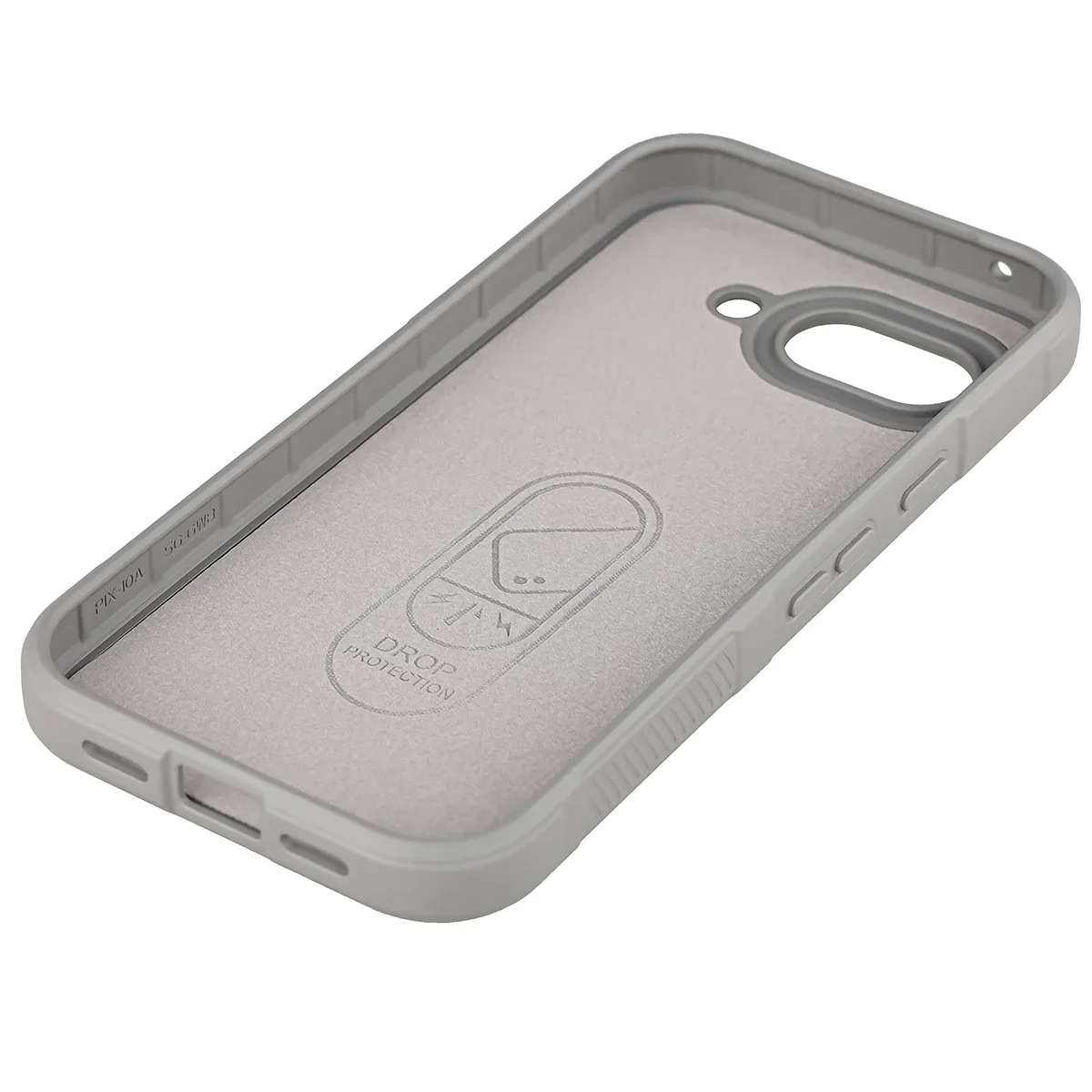 Robuste Handyhülle für Google Pixel 10a, Bizon Case Tur, Hellgrau - Image 4