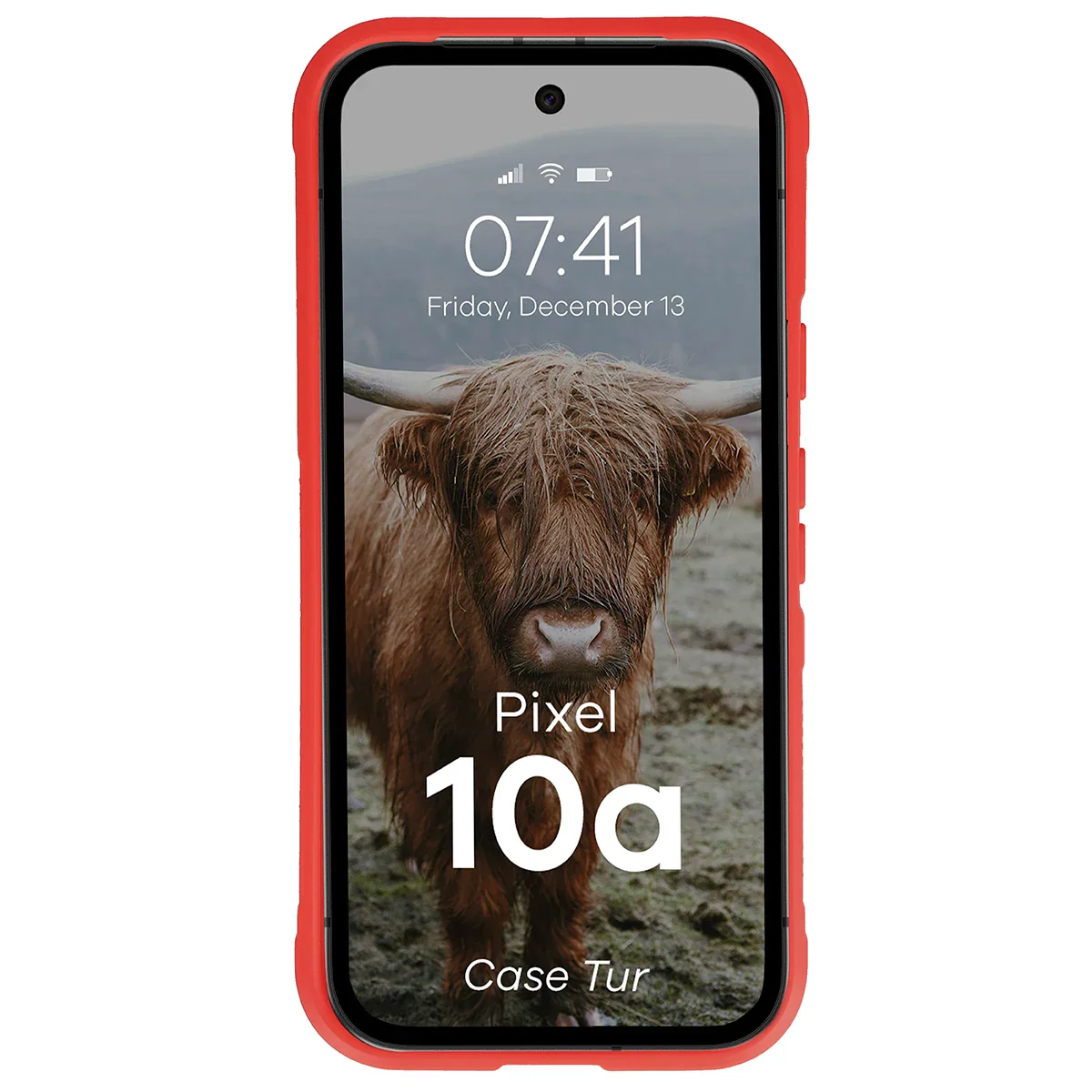 Robuste Handyhülle für Google Pixel 10a, Bizon Case Tur, Rot - Image 5