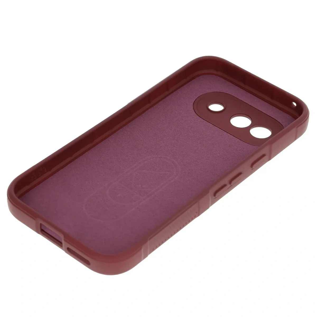 Robuste Handyhülle für Google Pixel 9a, Bizon Case Tur, Burgunderrot - Image 4