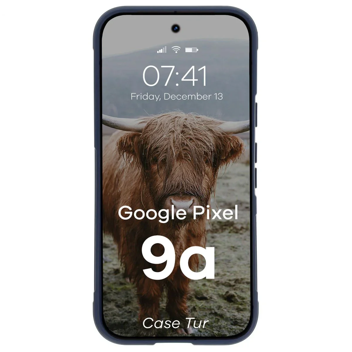 Robuste Handyhülle für Google Pixel 9a, Bizon Case Tur, Dunkelblau - Image 5