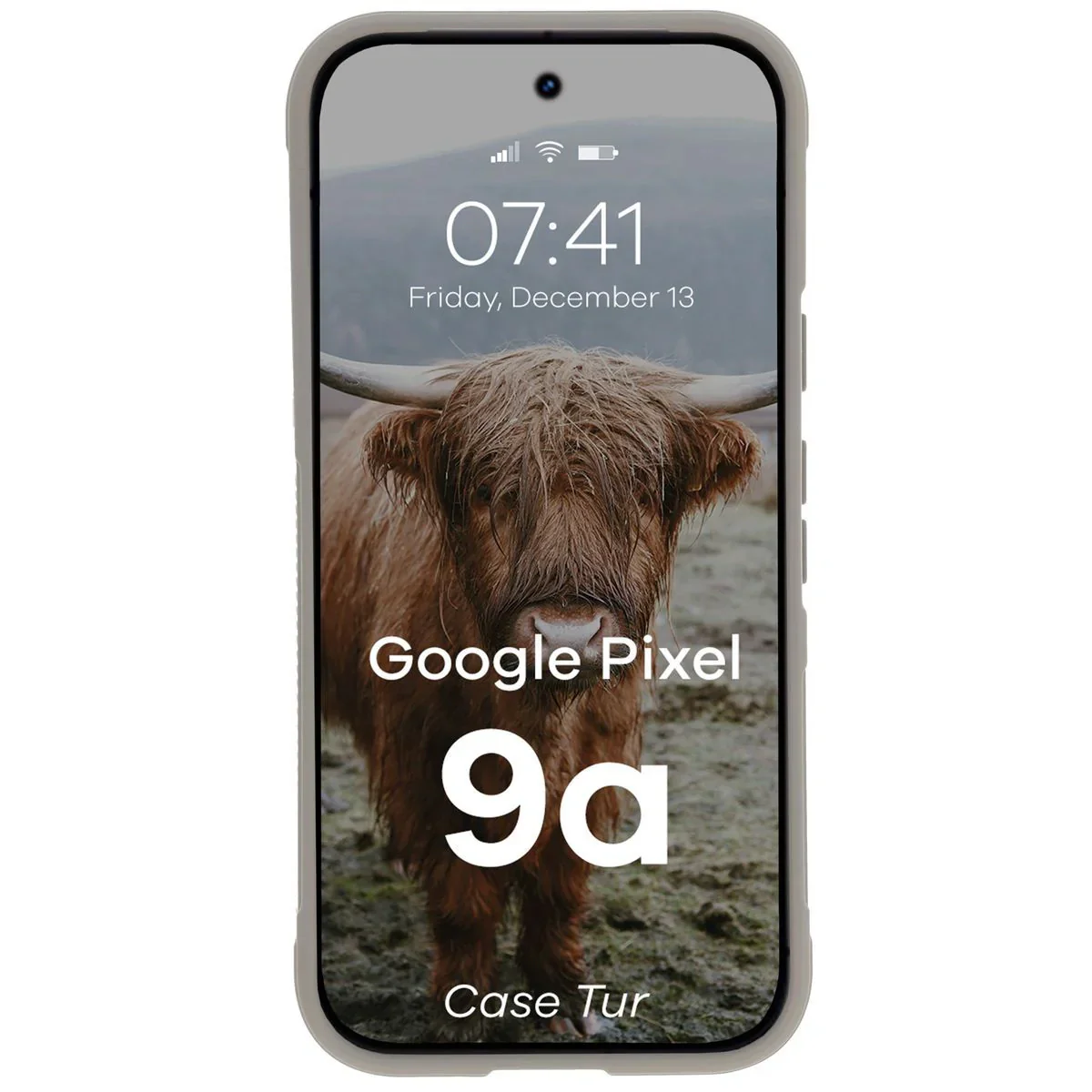 Robuste Handyhülle für Google Pixel 9a, Bizon Case Tur, Hellgrau - Image 5