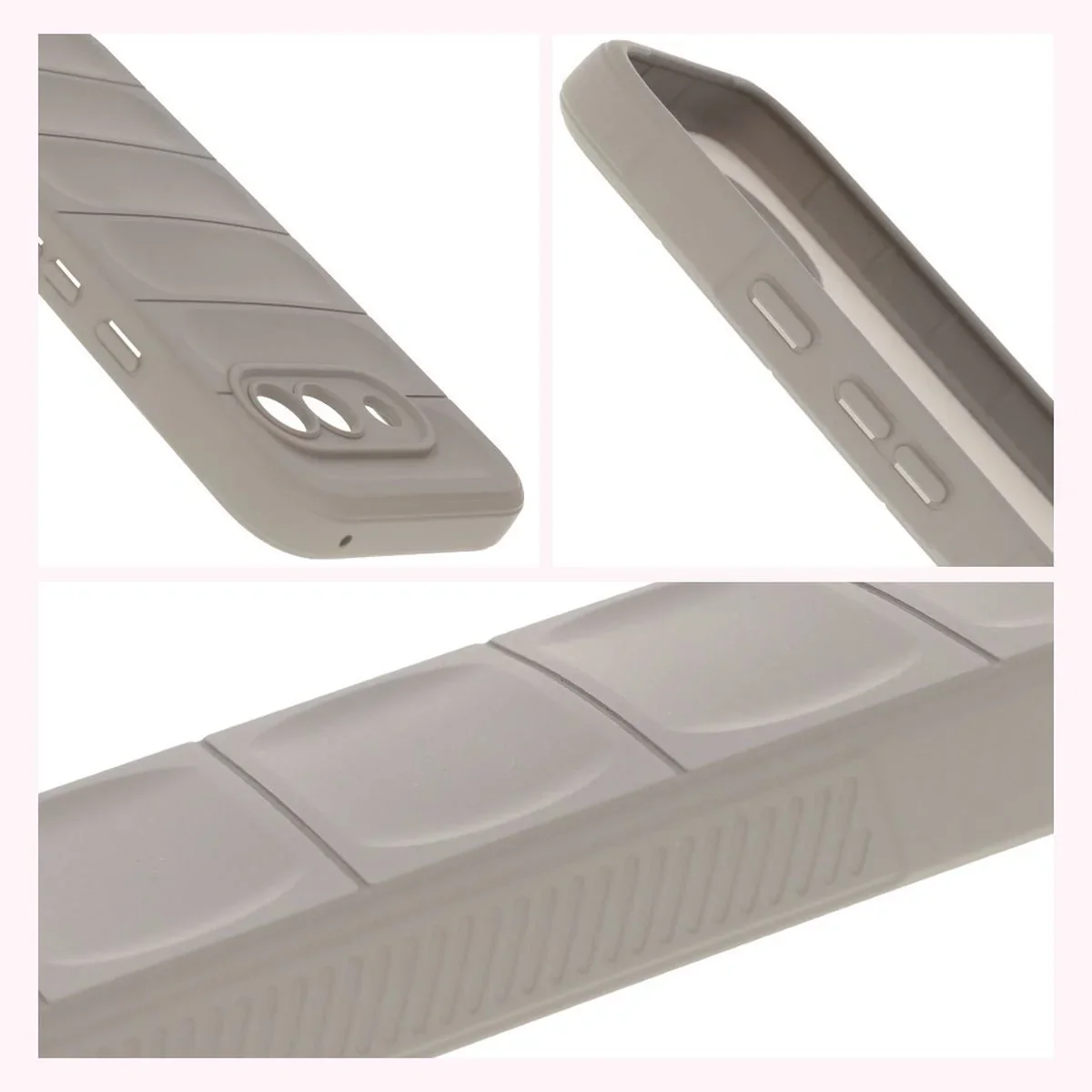 Robuste Handyhülle für Google Pixel 9a, Bizon Case Tur, Hellgrau - Image 7