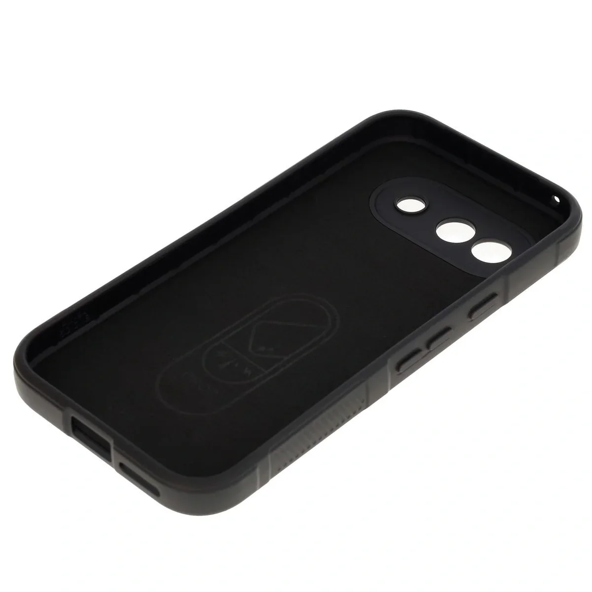Robuste Handyhülle für Google Pixel 9a, Bizon Case Tur, Schwarz - Image 4