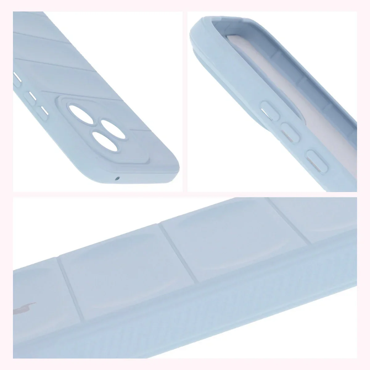 Robuste Handyhülle für Honor 400 Lite, Bizon Case Tur, Hellblau - Image 7