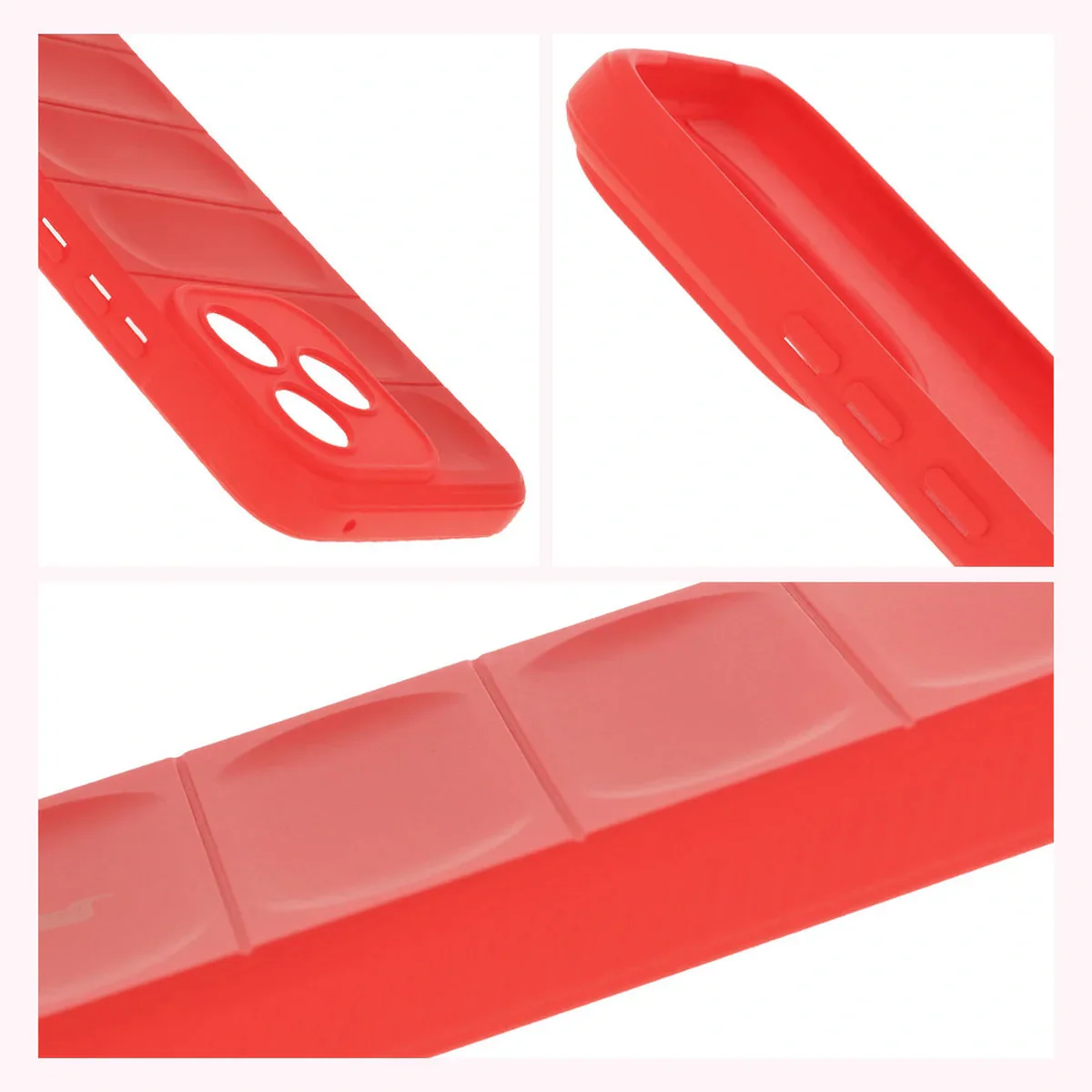 Robuste Handyhülle für Honor 400 Lite, Bizon Case Tur, Rot - Image 7