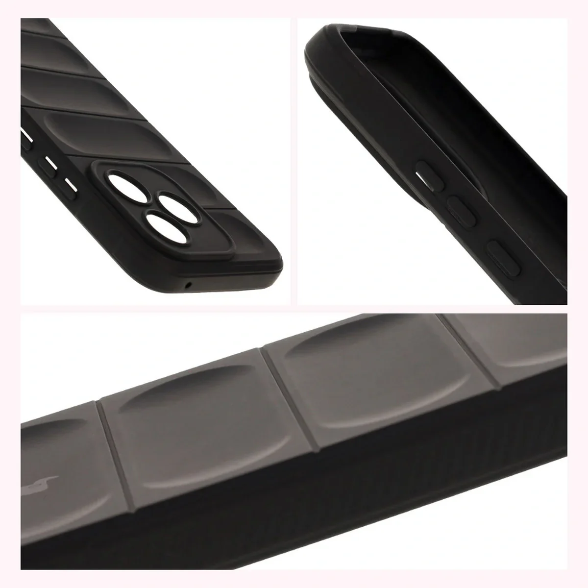 Robuste Handyhülle für Honor 400 Lite, Bizon Case Tur, Schwarz - Image 7